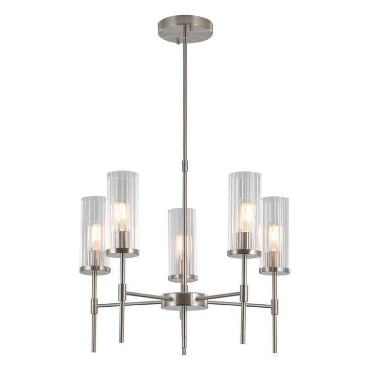 Corrigan Studio® Olen 5 - Light Shaded Classic Chandelier